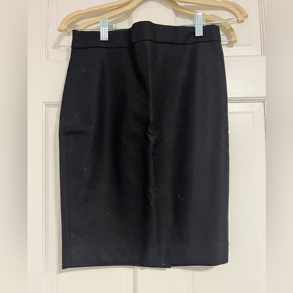 BLACK pencil skirt NWT jcrew factory